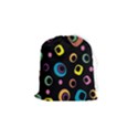 Abstract-background-retro-60s-70s Drawstring Pouch (Small) View1