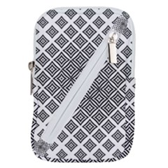 Background-pattern-halftone-- Belt Pouch Bag (small) by Semog4