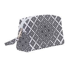 Background-pattern-halftone-- Wristlet Pouch Bag (medium) by Semog4