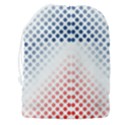 Dots-pointillism-abstract-chevron Drawstring Pouch (3XL) View2