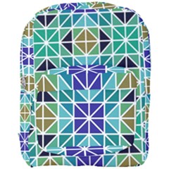 Mosaic-triangle-symmetry- Full Print Backpack by Semog4