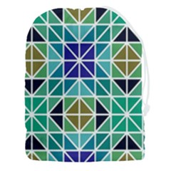 Mosaic-triangle-symmetry- Drawstring Pouch (3xl) by Semog4