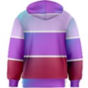 Pattern-banner-set-dot-abstract Kids  Zipper Hoodie Without Drawstring View2