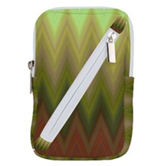 Zig Zag Chevron Classic Pattern Belt Pouch Bag (small) by Semog4