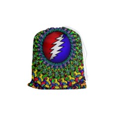 Grateful Dead Drawstring Pouch (medium) by Semog4