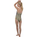 Leaf Plant Pattern Seamless Go with the Flow One Piece Swimsuit View2