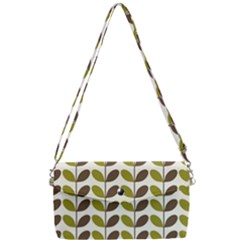 Leaf Plant Pattern Seamless Removable Strap Clutch Bag by Semog4