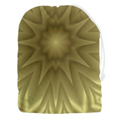 Background Pattern Golden Yellow Drawstring Pouch (3xl) by Semog4