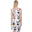 Playing Pandas Cartoons Sleeveless Satin Nightdress View2