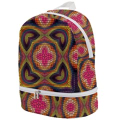 Kaleidoscope Art Pattern Ornament Zip Bottom Backpack by Semog4