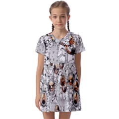 Gears Movement Machine Kids  Asymmetric Collar Dress by Semog4
