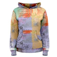Scrapbook Paris Vintage France Women s Pullover Hoodie by Salman4z