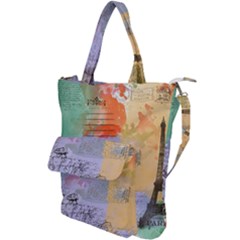 Scrapbook Paris Vintage France Shoulder Tote Bag by Salman4z
