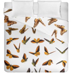 Butterfly Butterflies Insect Swarm Duvet Cover Double Side (king Size) by Salman4z