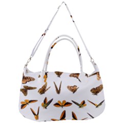 Butterfly Butterflies Insect Swarm Removable Strap Handbag by Salman4z