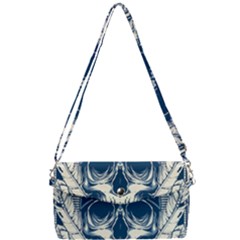 Skull Drawing Removable Strap Clutch Bag by Salman4z