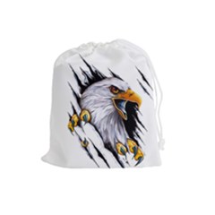 Eagle Drawstring Pouch (large) by Salman4z