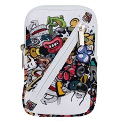 Mural Graffiti Paint Belt Pouch Bag (small) by Salman4z