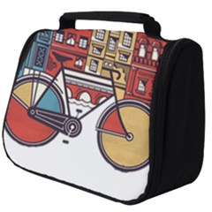 Amsterdam Graphic Design Poster Illustration Full Print Travel Pouch (big) by Salman4z