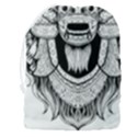 Balinese Art Barong Drawing Bali White Background People Drawstring Pouch (3XL) View2