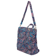 Background Ornament Paisley Crossbody Backpack by Salman4z