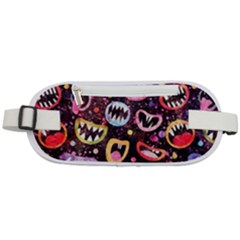 Funny Monster Mouths Rounded Waist Pouch by Salman4z