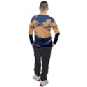 Waves Aesthetic Ocean Retro Sea Vintage Men s Pique Long Sleeve Tee View2