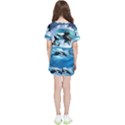 Orca Wave Water Underwater Kids  Tee And Sports Shorts Set View2