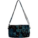 Hogwarts Castle Van Gogh Removable Strap Clutch Bag View2