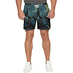 Hogwarts Castle Van Gogh Men s Runner Shorts by Salman4z
