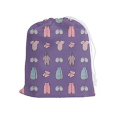 Baby Clothes Drawstring Pouch (xl) by SychEva