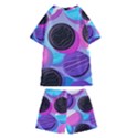 Cookies Chocolate Cookies Sweets Snacks Baked Goods Kids  Swim Tee and Shorts Set View2