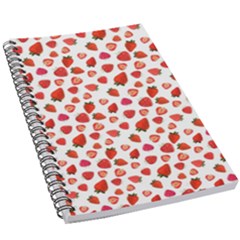 Watercolor Strawberry 5 5  X 8 5  Notebook by SychEva