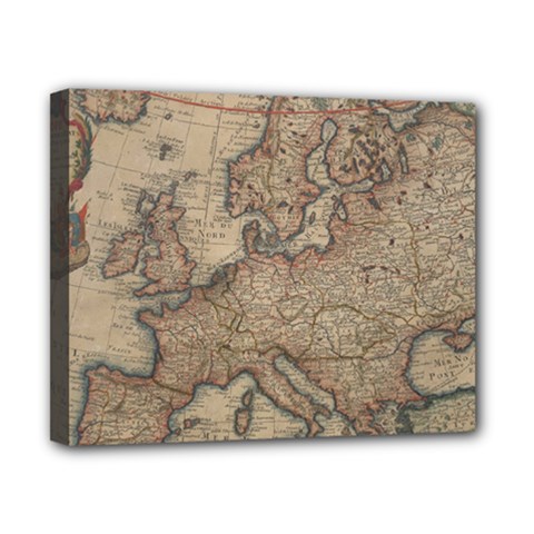 Vintage Europe Map Canvas 10  X 8  (stretched) by Sudheng