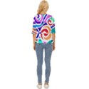 Crazy Pop Art - Doodle Circles   Lightweight Drawstring Hooded Top View4