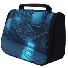 Technology Modern Full Print Travel Pouch (big) by Simbadda