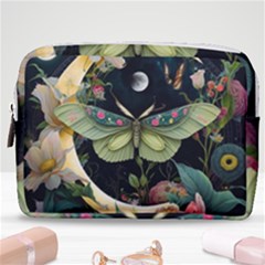 Flower Mot Moon Star Planet Make Up Pouch (medium) by Simbadda