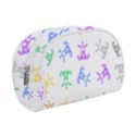 Rainbow Clown Pattern Make Up Case (Small) View1