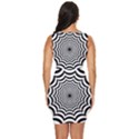 Spider Web Hypnotic Draped Bodycon Dress View4