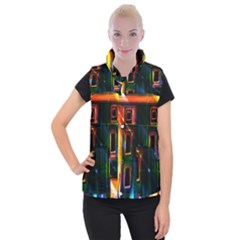 Architecture City Homes Window Women s Button Up Vest by Amaryn4rt