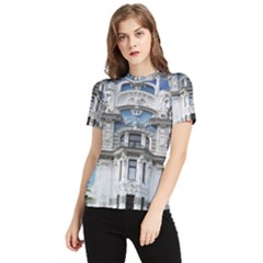 Squad Latvia Architecture Women s Short Sleeve Rash Guard by Celenk