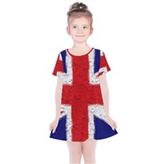 Union Jack Flag National Country Kids  Simple Cotton Dress by Celenk