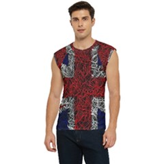 Union Jack Flag Uk Patriotic Men s Raglan Cap Sleeve Tee by Celenk