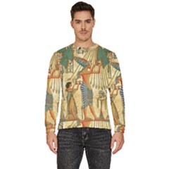Egyptian Man Sun God Ra Amun Men s Fleece Sweatshirt by Celenk