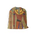 Egyptian Tutunkhamun Pharaoh Design Drawstring Pouch (Large) View2