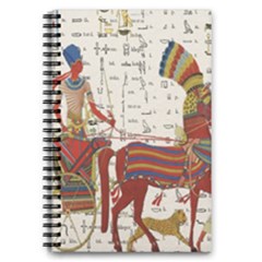 Egyptian Tutunkhamun Pharaoh Design 5 5  X 8 5  Notebook by Celenk