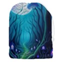 Blue Forrest Jungle,tree Trees Nature Landscape Drawstring Pouch (3XL) View1