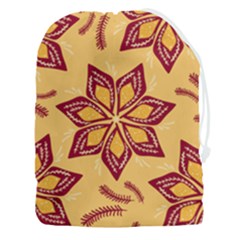 Flower Mandala Template Sketch Drawing Art Drawstring Pouch (3xl) by Uceng