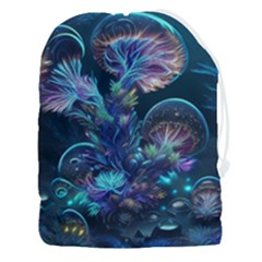 Fantasy People Mysticism Composing Fairytale Art 3 Drawstring Pouch (3xl) by Uceng