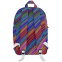 Multicolored Stripe Curve Striped Background Classic Backpack View3